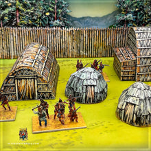 Load image into Gallery viewer, F.I.W. Wigwams, Long Houses & Indian Civilians Bundle 18mm