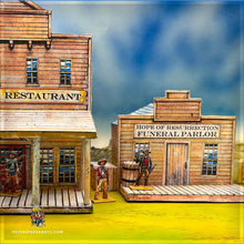Load image into Gallery viewer, American Frontier 'Folding' Town 28mm