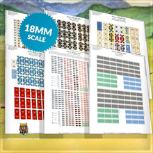 Load image into Gallery viewer, Franco-Prussian War Prussian & German Flags 10, 18, and 28mm