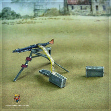 Load image into Gallery viewer, WW2 Bunker & Maschinengewehr MG42 On Lafette Stativ