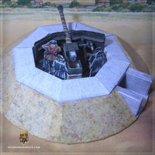 Load image into Gallery viewer, WW2 Gun Emplacement, Cannon & Crew