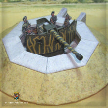 Load image into Gallery viewer, WW2 Gun Emplacement, Cannon & Crew