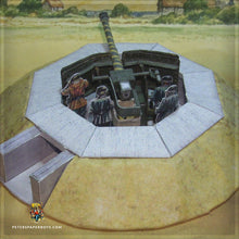 Load image into Gallery viewer, WW2 Gun Emplacement, Cannon & Crew