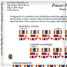 Load image into Gallery viewer, Franco-Prussian War French Flags 10, 18, and 28mm