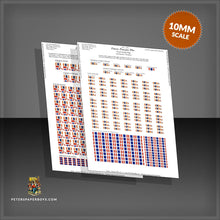 Load image into Gallery viewer, Franco-Prussian War French Flags 10, 18, and 28mm