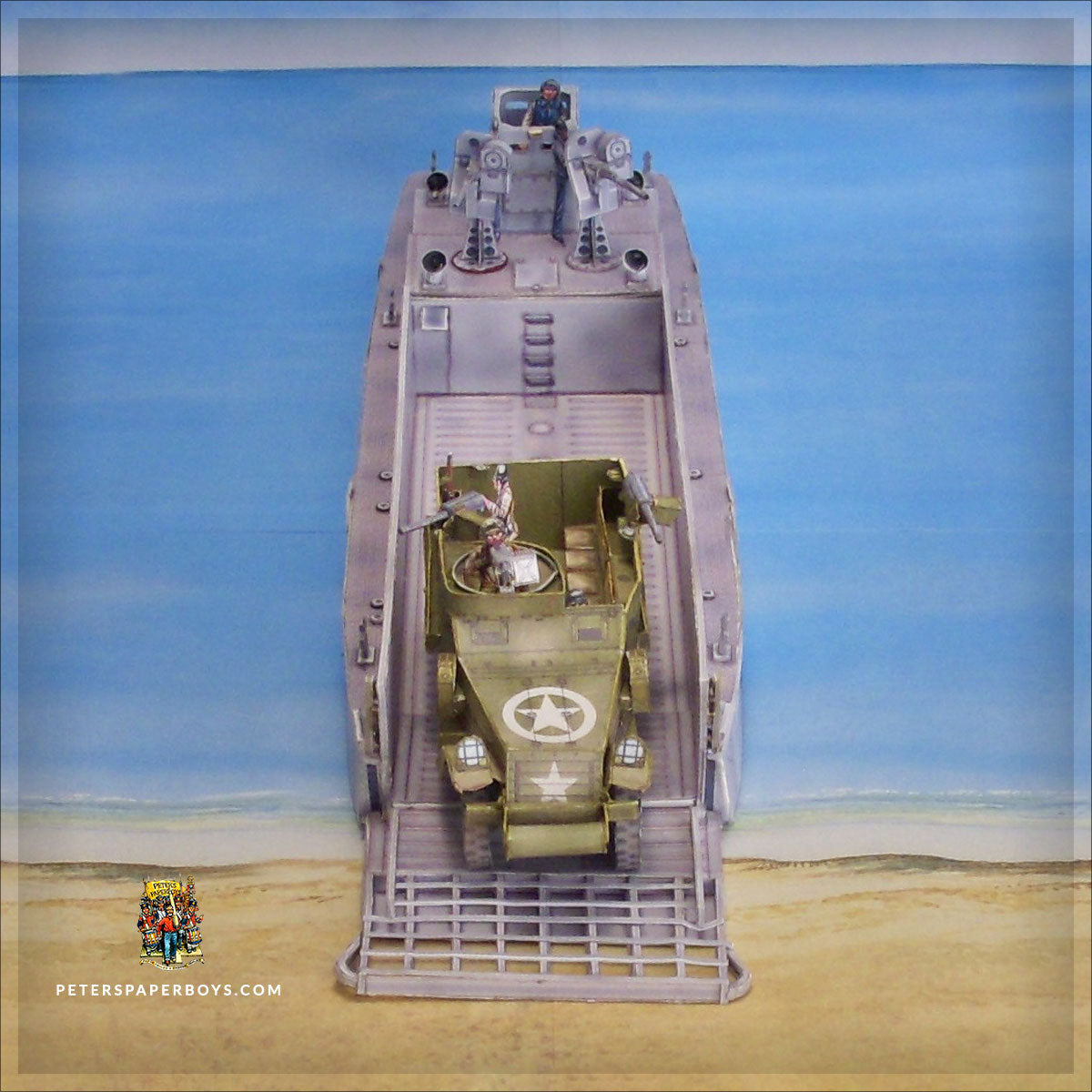 WW2 U.S. Landing Craft Mechanized 3 – Peter's Paperboys