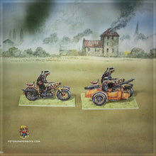 Load image into Gallery viewer, WW2 Kübelwagen typ 82 Camo2 Dunkelgelb – BMW R75 Dunkelgelb Sidecar