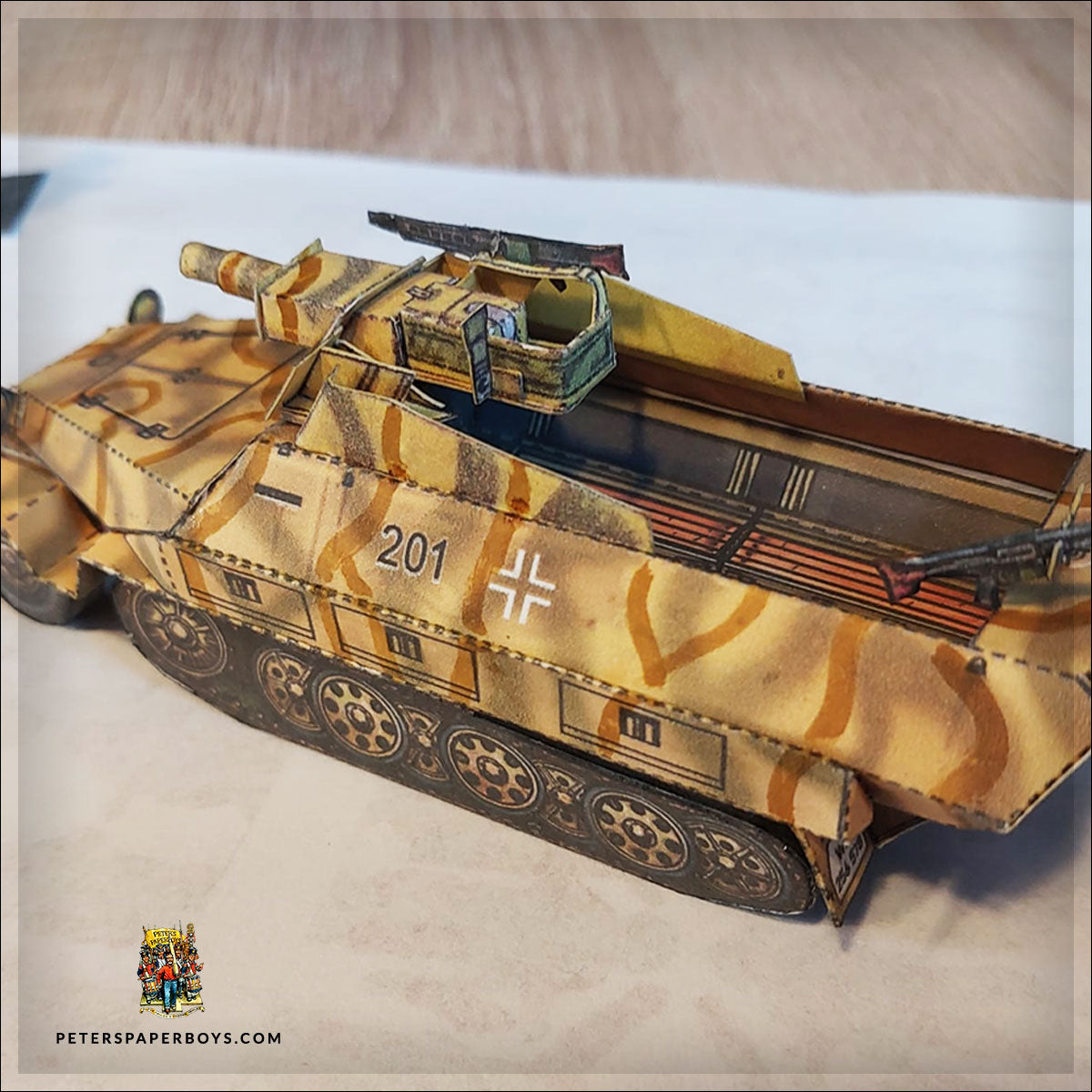 Modellino Stummel Tedesco Sd.Kfz. 250 - Stampa 3D Scala 1/100 (15mm) Per Fiamme Di Guerra