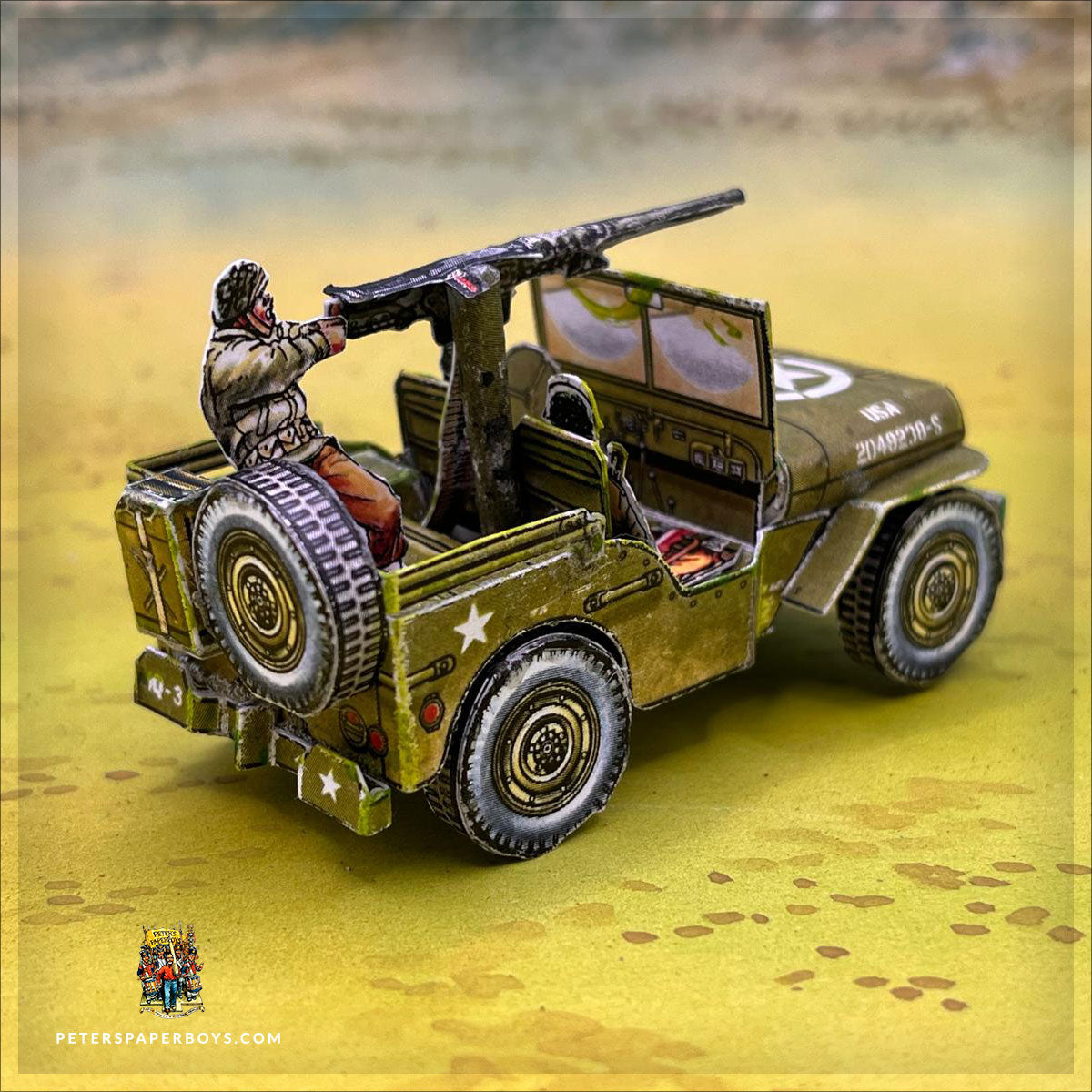 WW2 US Willys Jeep – Peter's Paperboys WW2 US Willys Jeep – Peter's Paperboys
