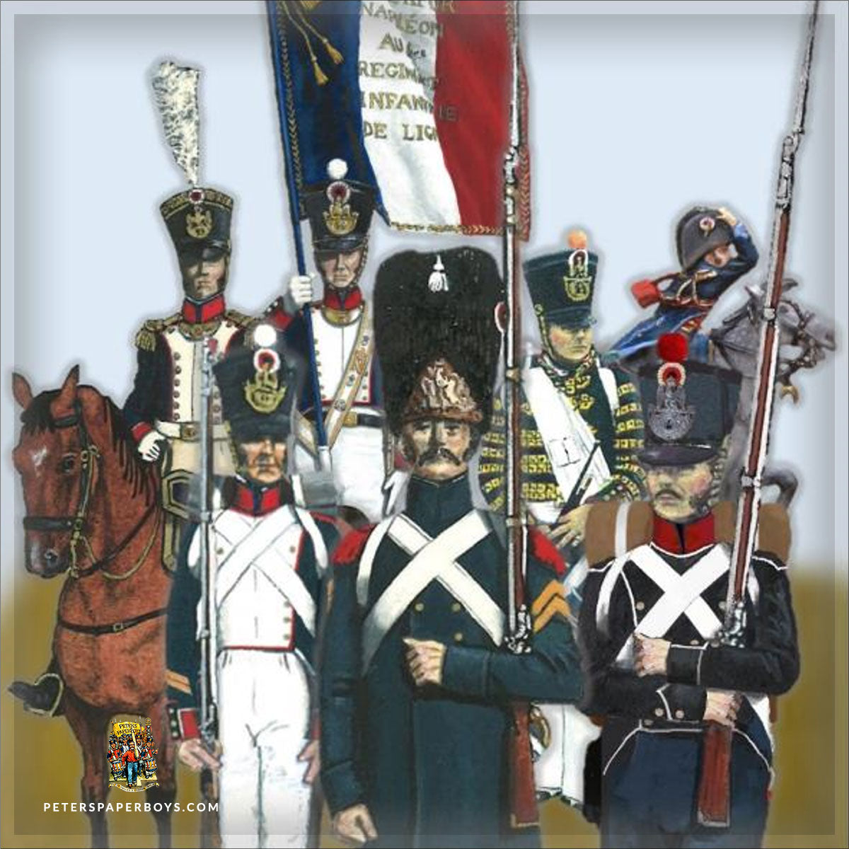 Napoleonic Colbacks NapFlat Napoleonics – Peter's Paperboys