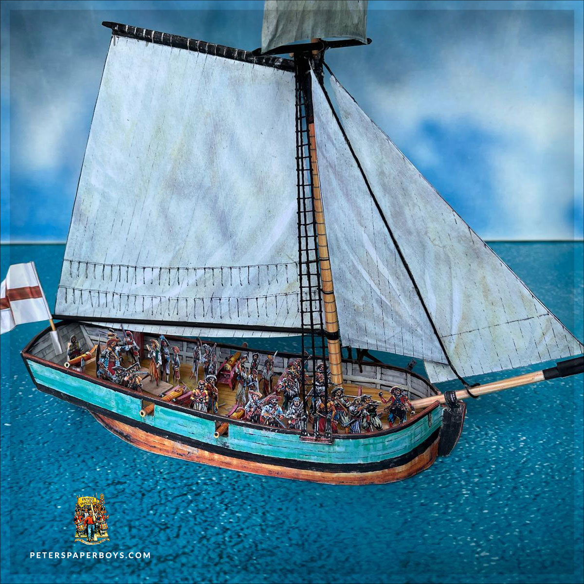 Sloop Shio Ship 1680s The Sloop – Peter's Paperboys