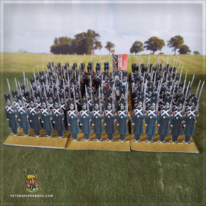 NapFlat France: Grenadiers of the Guard: 1st Battalion 1st Regiment, 1815