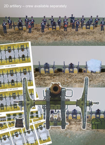 France: 2D Artillery Pieces