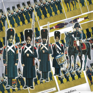 NapFlat France: Grenadiers of the Guard: 2/1st Regiment, 2nd & 3rd Regiments, 1815