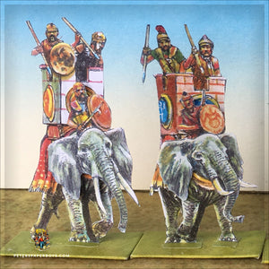 Carthaginian African Elephants (Front View)