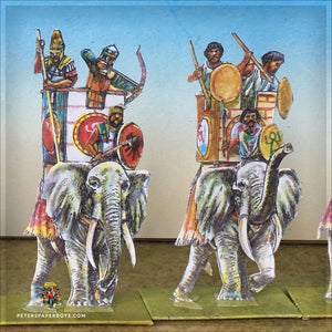 Carthaginian African Elephants (Front View)