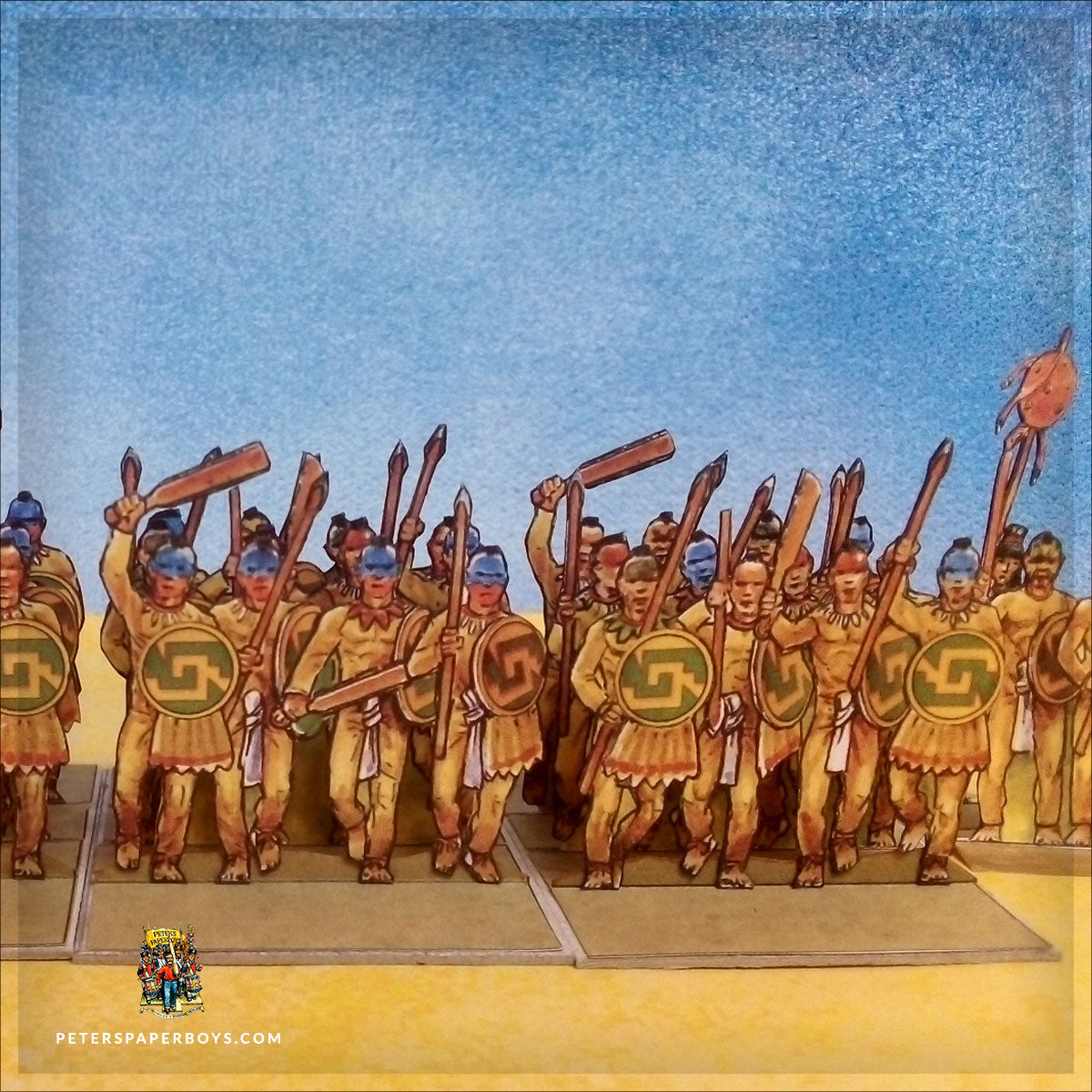 Purpecan Aztec Aztecs – Peter's Paperboys