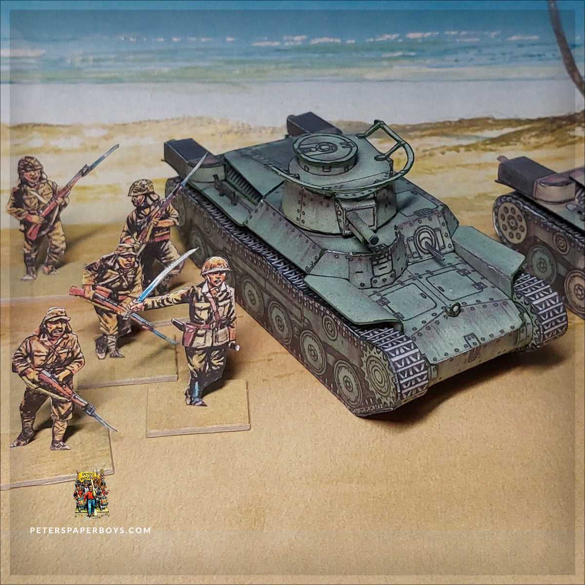 WW2 Banzai! The Chi-Ha Type 97 Medium Tank – Peter's Paperboys