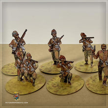 Load image into Gallery viewer, Colonial British Infantry Skirmishers Khaki 28mm