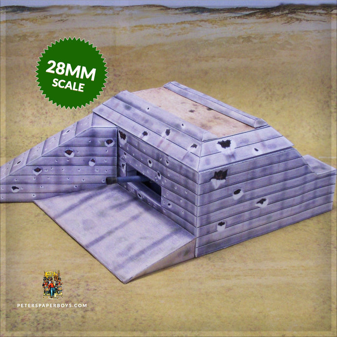 WW2 Regelbau 667 Kleinstschartenstand and 5cm KwK 39 L/60