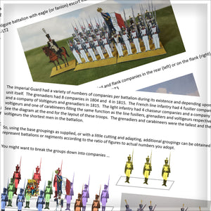 NapFlat Guidance for Assembling French Napoleonic Paper Soldiers