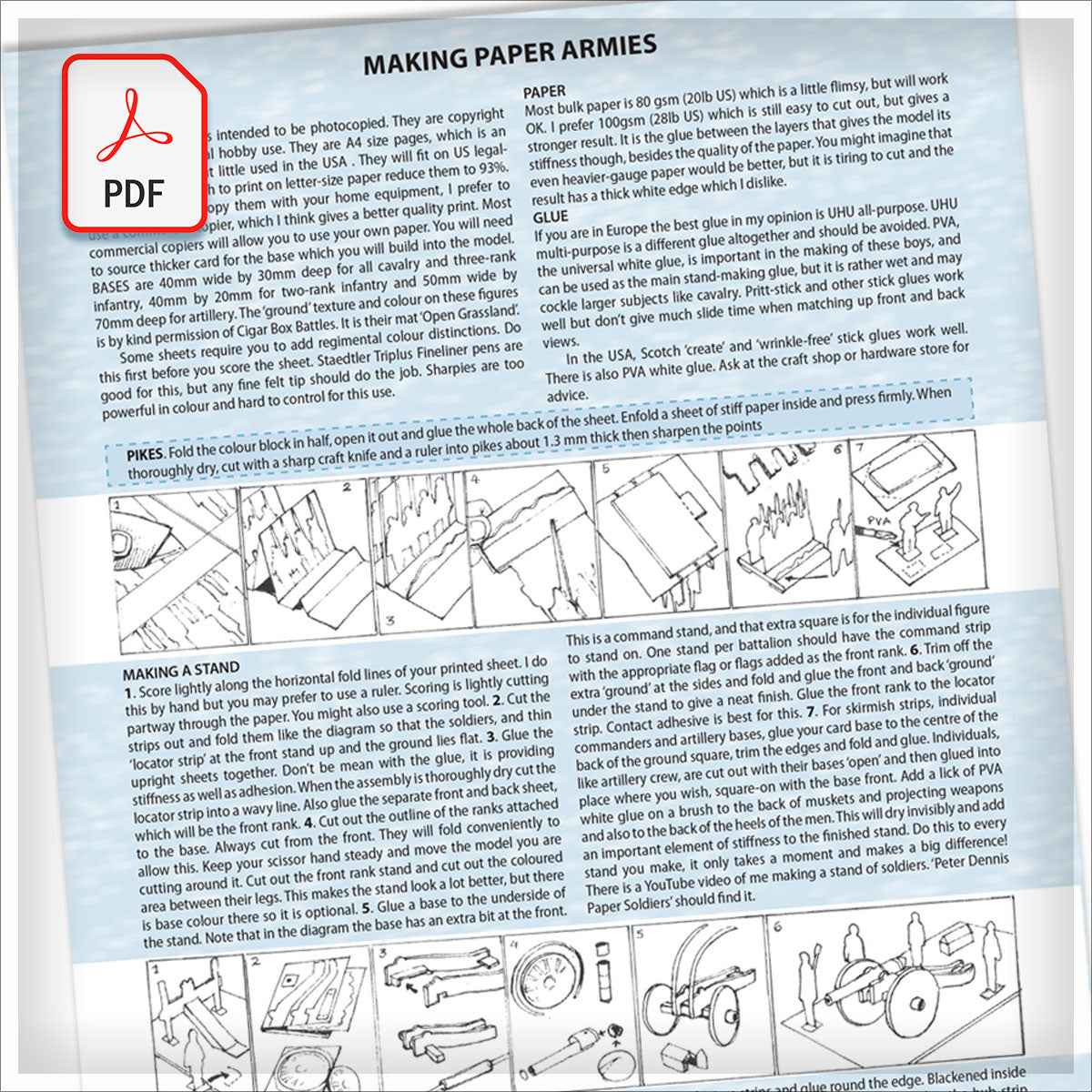 Making Paper Armies - Old Concertina Style – Peter's Paperboys