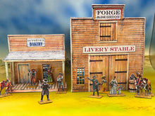Load image into Gallery viewer, 28mm scale Folding Frontier town bundle