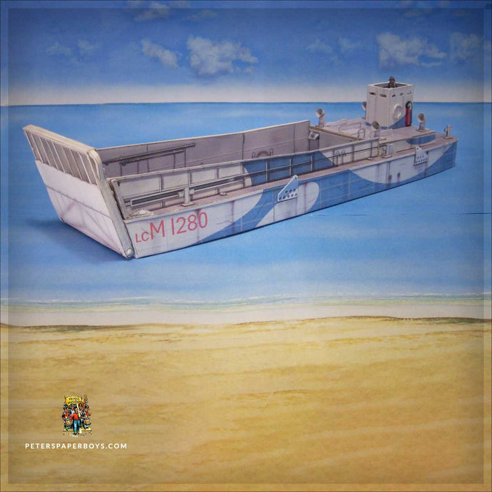 WW2 Royal Navy Landing Craft Mechanized 3