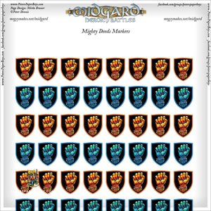 Midgard Heroic Battles Markers