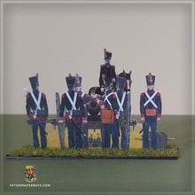 Load image into Gallery viewer, NapFlat France: Line Foot Artillery with Cannon