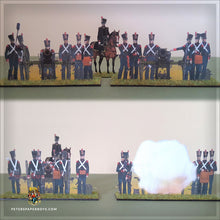 Load image into Gallery viewer, NapFlat France: Line Foot Artillery with Cannon