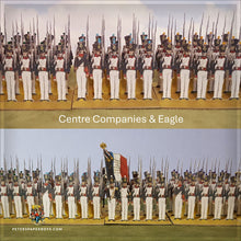 Load image into Gallery viewer, NapFlat France: Line Infantry in Trousers, 1812-15 (15 figures per company including eagle)