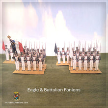 Load image into Gallery viewer, NapFlat France: Line Infantry in Trousers, 1812-15 (15 figures per company including eagle)