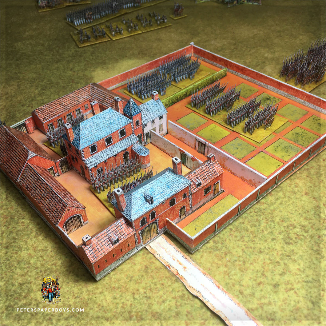 Napoleonic Waterloo Buildings: Hougoumont and La Haye Sainte