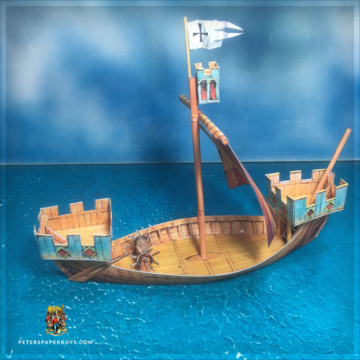 RUS Small Medieval Merchant / Warship 28mm – Peter's Paperboys