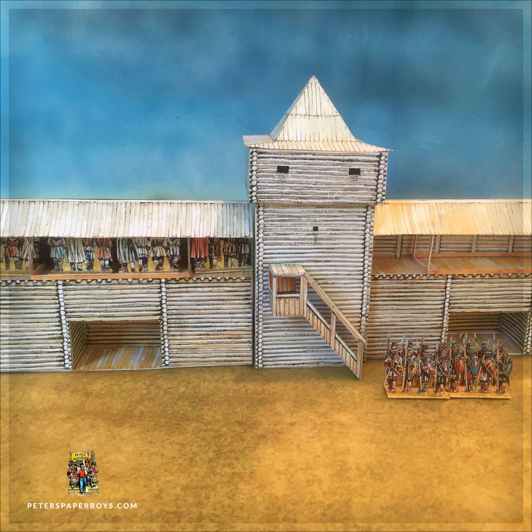 RUS Russian Wooden Fortifications Buildings 28mm