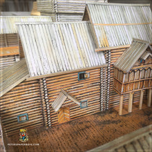 Load image into Gallery viewer, RUS Russian Town Buildings 28mm