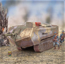 Load image into Gallery viewer, WW1 Trench Fever Tank SAINT CHAMOND Late