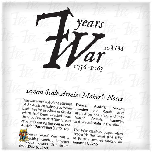 7 Years War Armies Maker’s Notes 10mm - Free Download