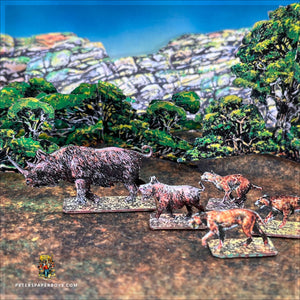 Stone Age Family Groups and Animals