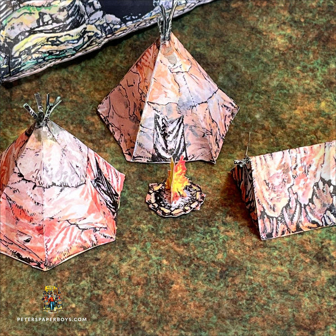 Stone Age Animal Skin Tents