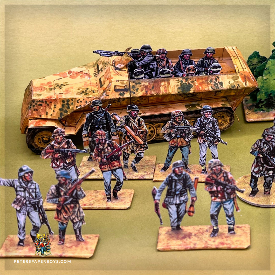 WW2 Normandy '44 Infantry German/American/British 28mm