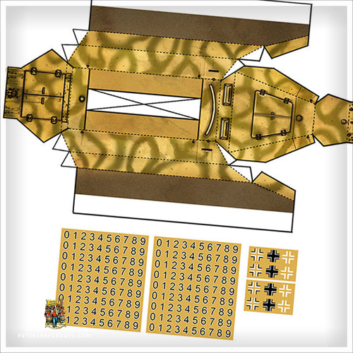 WW2 Hanomag Numbers & Markings 28mm Free Download