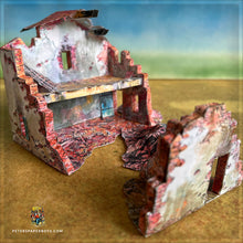 Load image into Gallery viewer, WW2 Rendered Brick House 28mm