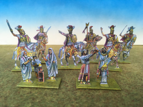 Commanders, Elephant towers and Priests