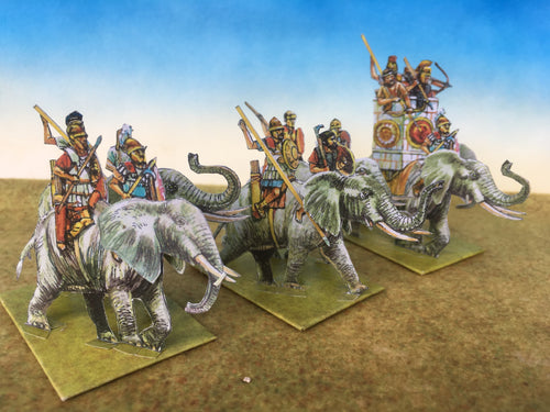 Carthaginian African Elephants (From the side)