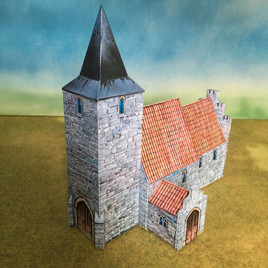 Leuthen Church in Grey Stone