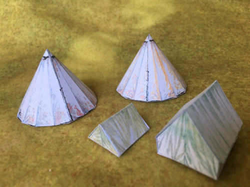 Tents - Terrain for 18mm ACW Army List