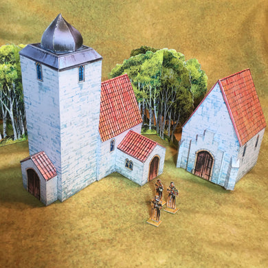Leuthen Church in White Limewash